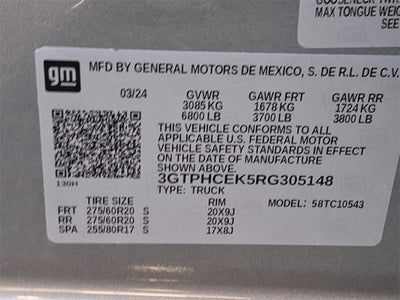 2024 GMC Sierra 1500 Elevation