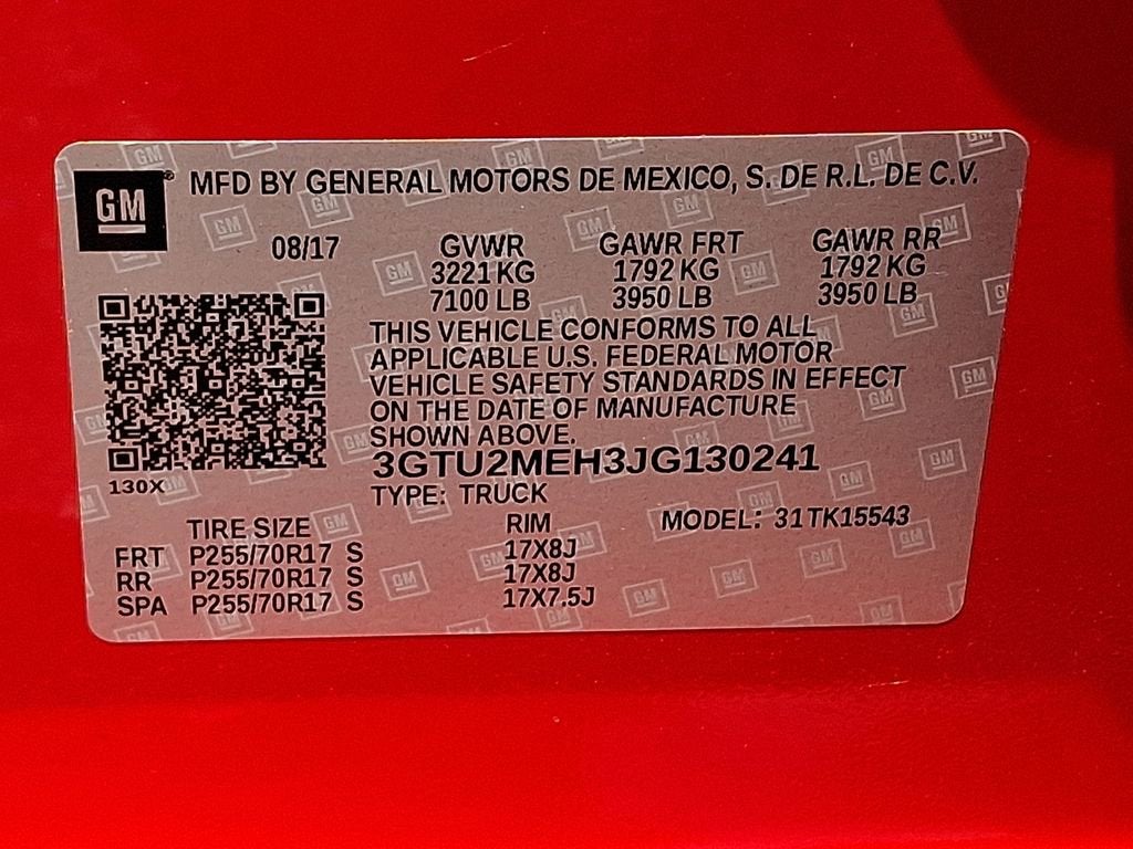 2018 GMC Sierra 1500 SLE