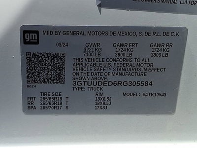 2024 GMC Sierra 1500 SLT