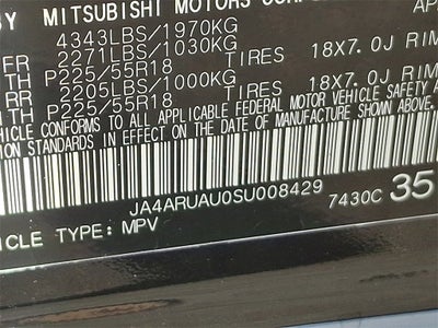 2025 Mitsubishi Outlander Sport S