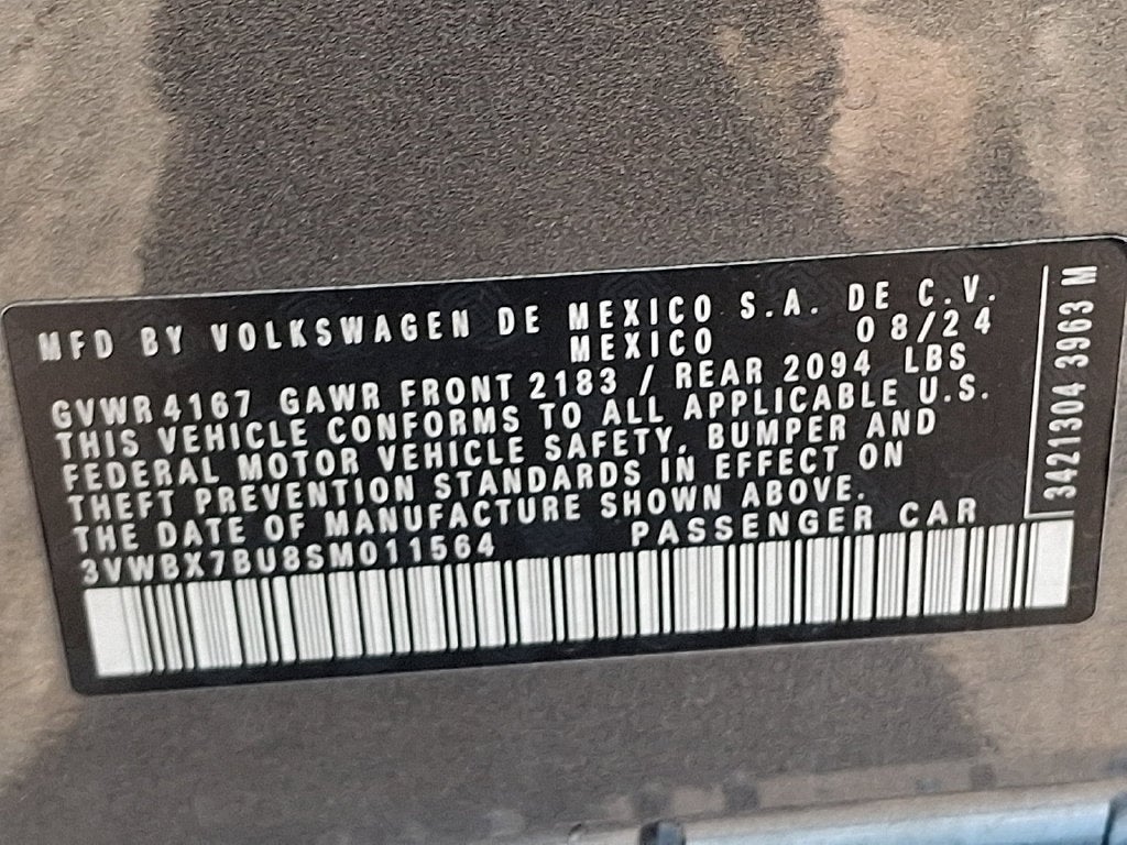 2025 Volkswagen Jetta Sport