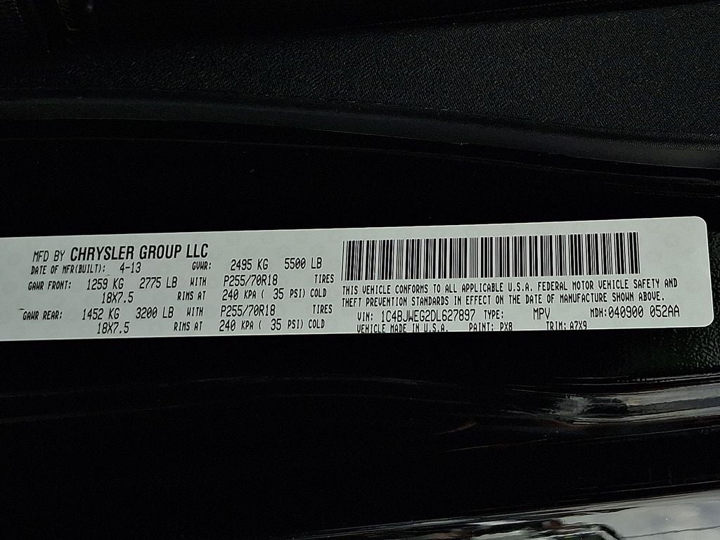2013 Jeep Wrangler Unlimited Sahara