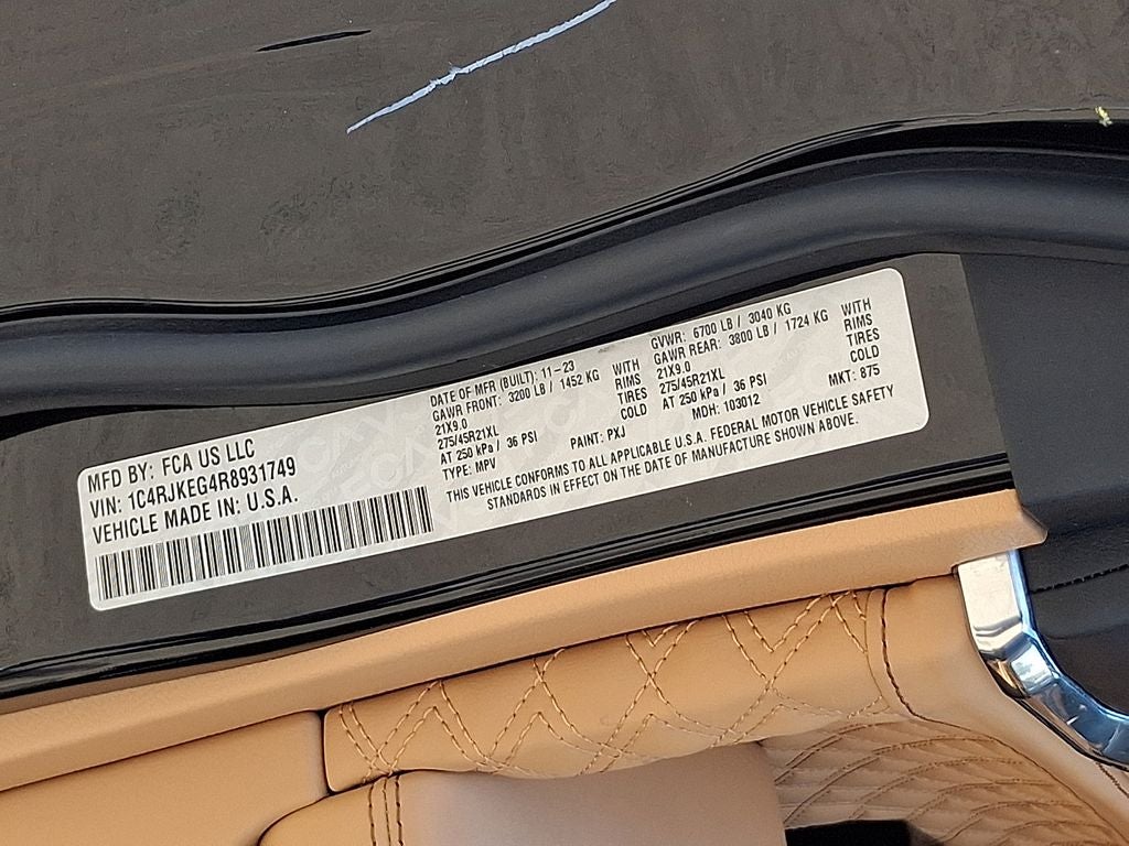 2024 Jeep Grand Cherokee L Summit