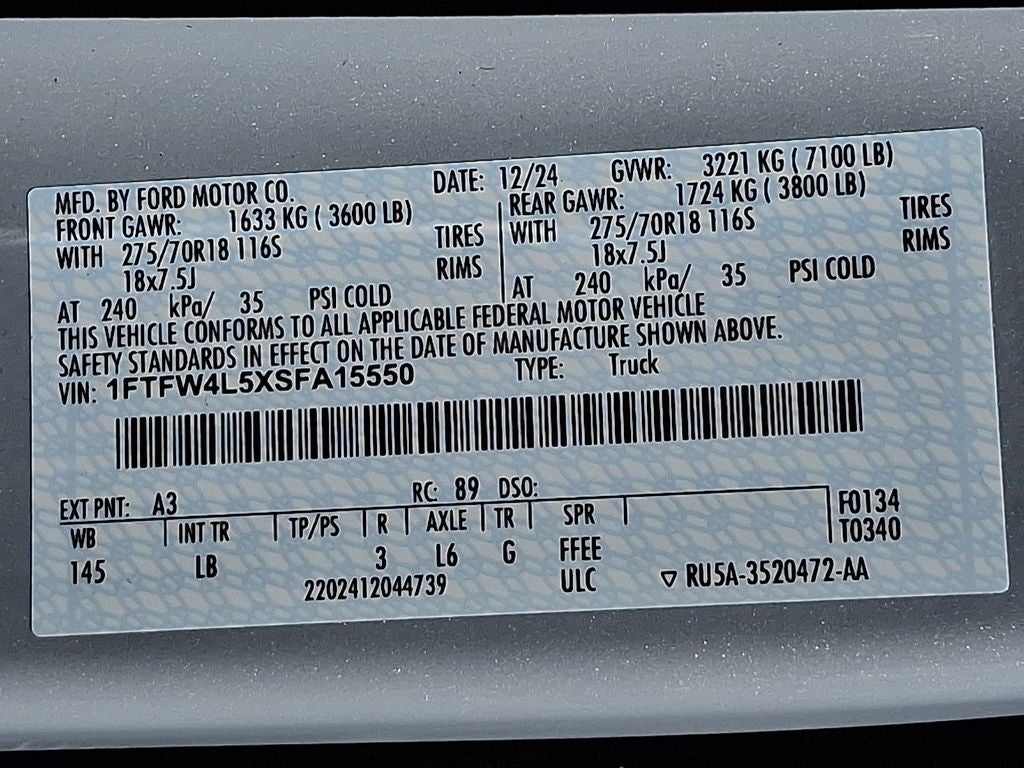 2025 Ford F-150 Tremor