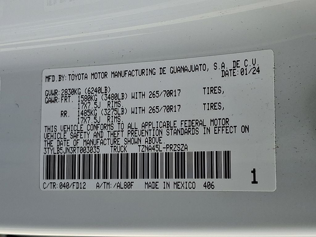 2024 Toyota Tacoma TRD Off-Road