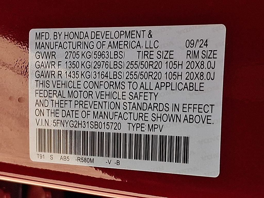 2025 Honda Pilot Sport