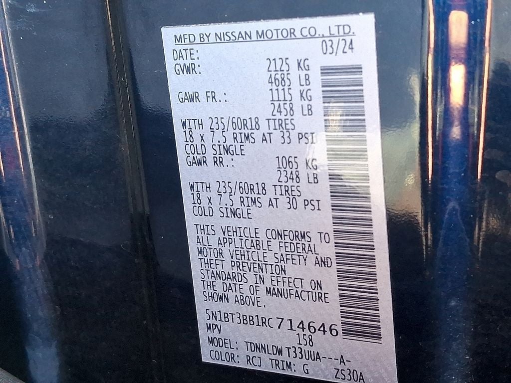 2024 Nissan Rogue SV