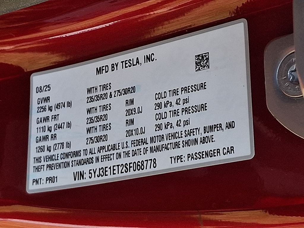 2025 Tesla Model 3 Performance