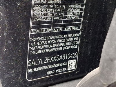 2025 Land Rover Range Rover Velar Dynamic SE