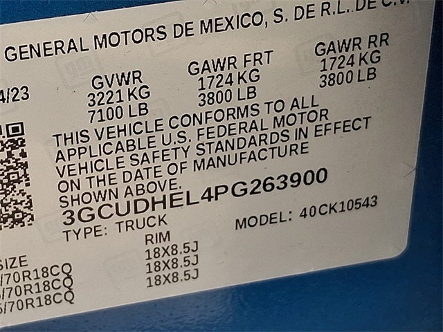 2023 Chevrolet Silverado 1500 4WD Crew Cab Short Bed ZR2