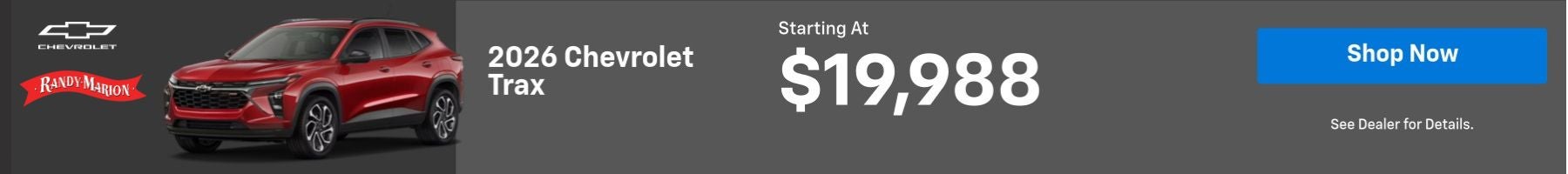 Feb 2026 SRP Chevrolet Trax Offer