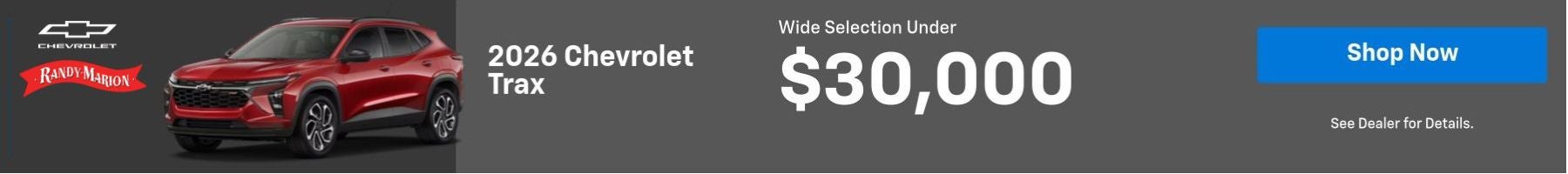 Feb 2026 SRP Chevrolet Trax Offer