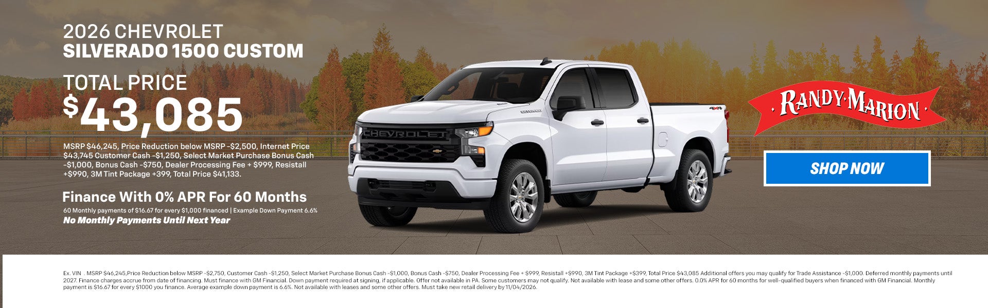 Silverado 1500 Offer